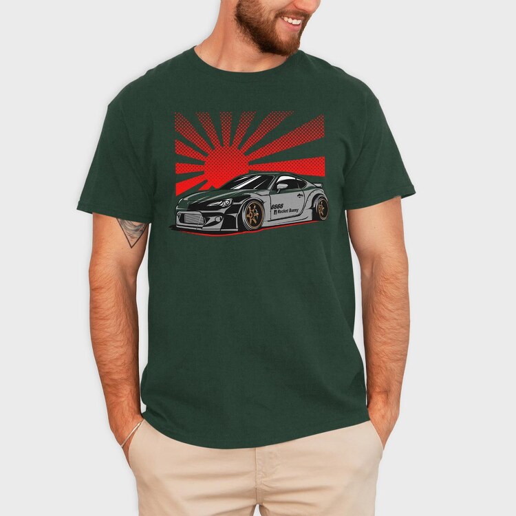 Street Race, Unisex Men's T-Shirt