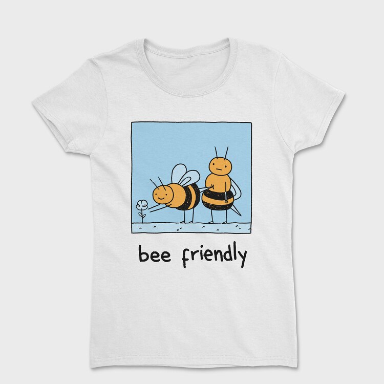 Friendly Bee, Women's T-Shirt