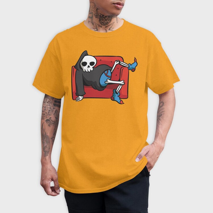 Dab Animal Comics Lama, Unisex Men's T-Shirt
