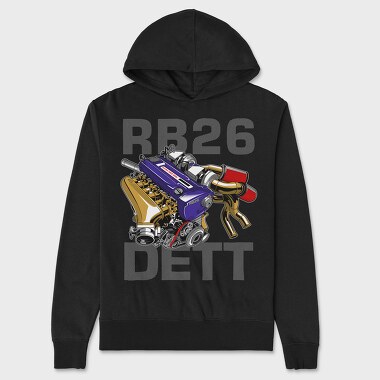 RB26 DETT, Unisex Men's Hoodie