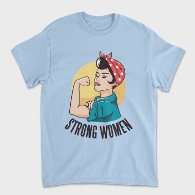 Strong Woman, Унисекс Мъжка Тениска