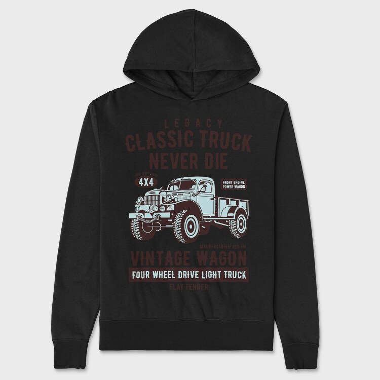 Classic Truck, Unisex Men's Hoodie