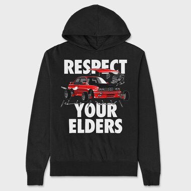 RESPECT YOUR ELDERS, Unisex Men's Hoodie