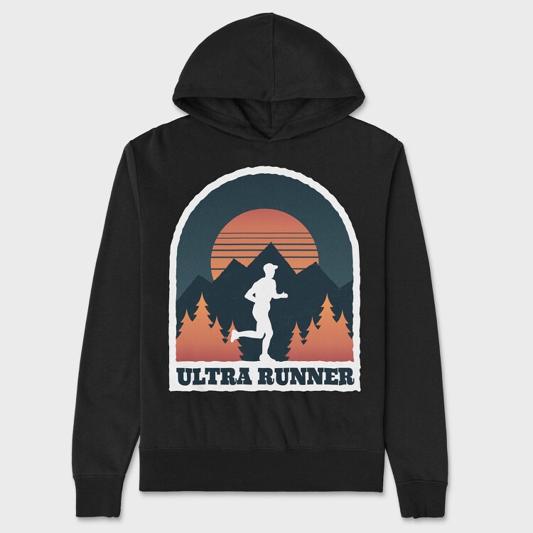 Ultra Runner, Unisex Men's Hoodie