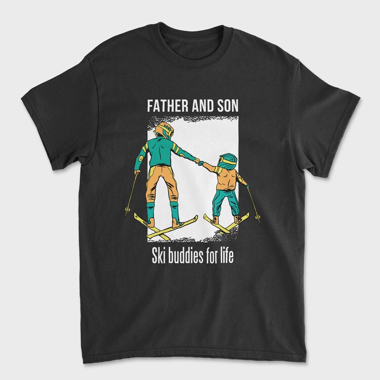 Father Son, Унисекс Мъжка Тениска