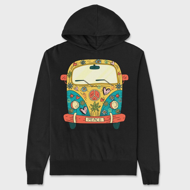 Hippie Van, Унисекс Мъжко Суичър