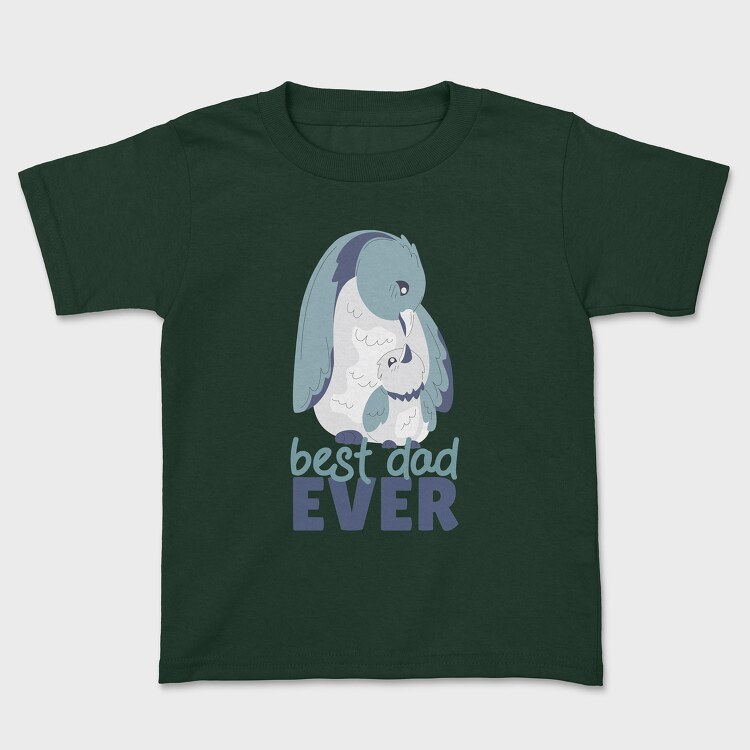 Best Dad Ever Penguin, Kids' T-Shirt