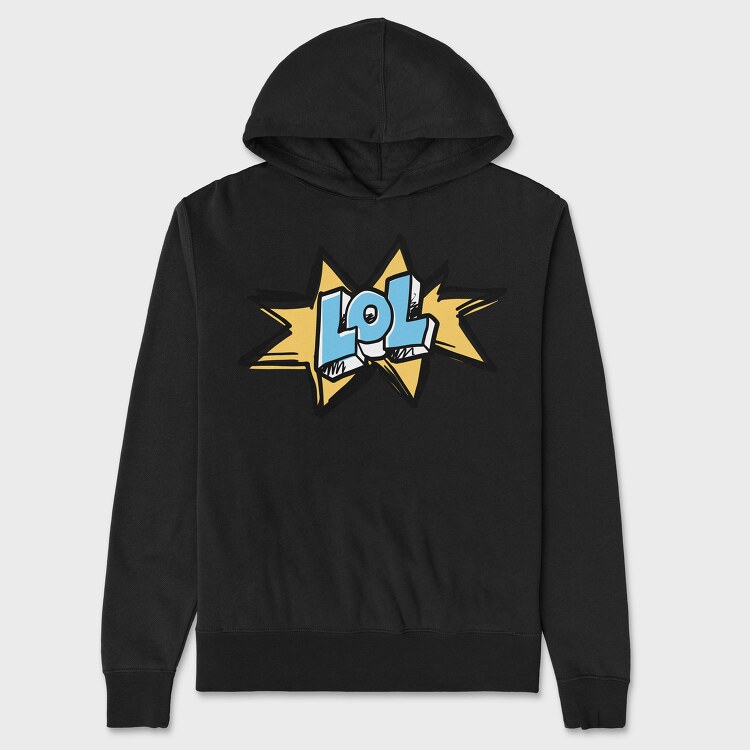 Lol, Unisex Men's Hoodie