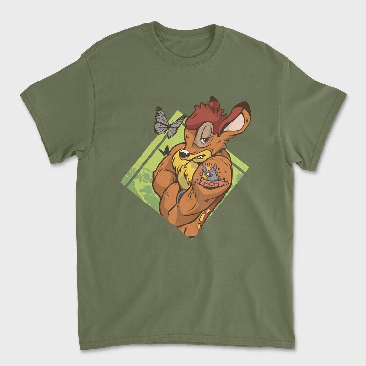 Bambi Mom, Унисекс Мъжка Тениска