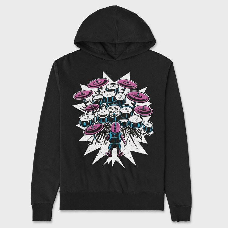 Baby Drummer, Unisex Men's Hoodie