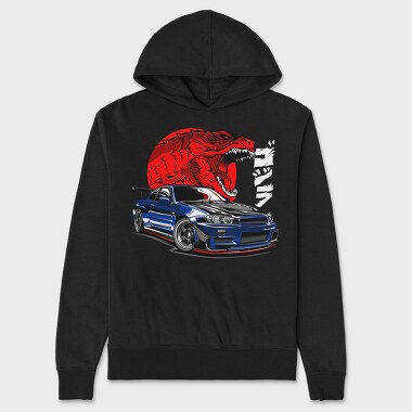 GTR R34, Unisex Men's Hoodie