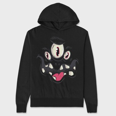 Monster Face 01, Unisex Men's Hoodie