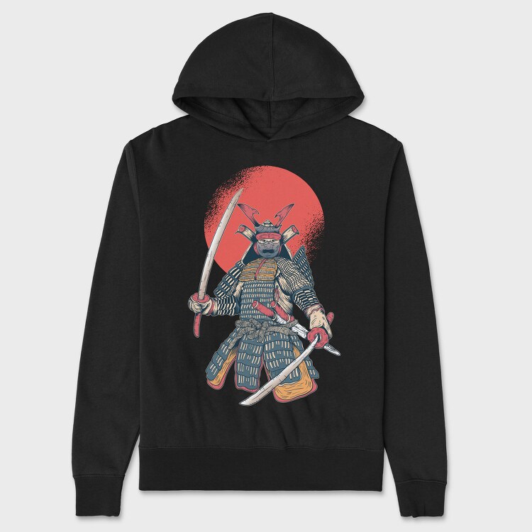 Samurai Vintage, Unisex Men's Hoodie