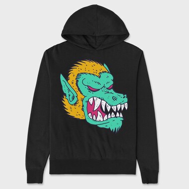 Monster Faces 2, Unisex Men's Hoodie