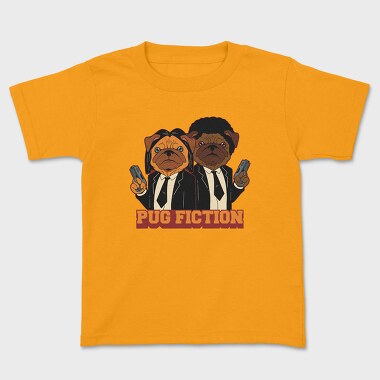 Pug Fiction, Kids' T-Shirt