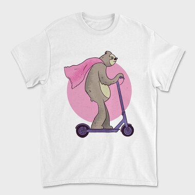 Scooter Sloth, Unisex Men's T-Shirt