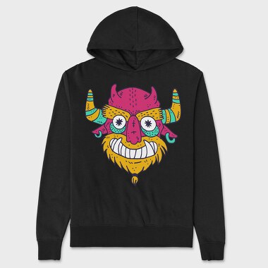 Monster Faces 3, Unisex Men's Hoodie