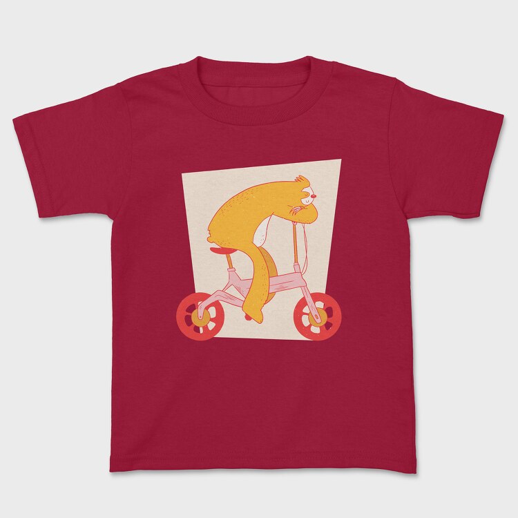 Sloth Ebike, Kids' T-Shirt