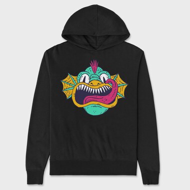 Monster Faces 4, Unisex Men's Hoodie