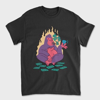 Pimp Gorilla, Unisex Men's T-Shirt