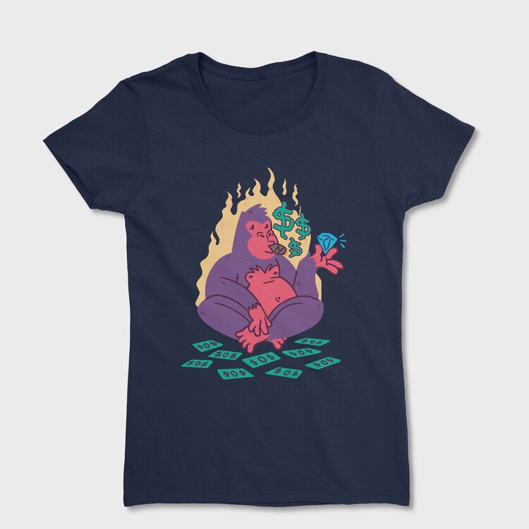 Pimp Gorilla, Women's T-Shirt