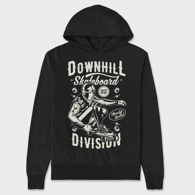 Downhill Skateboard Division, Унисекс Мъжко Суичър