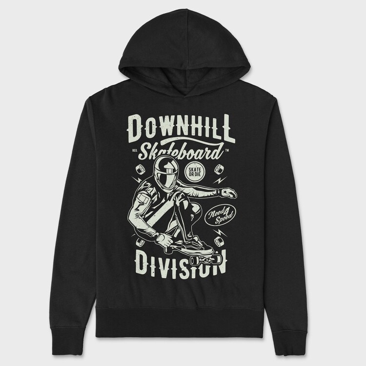 Downhill Skateboard Division, Унисекс Мъжко Суичър