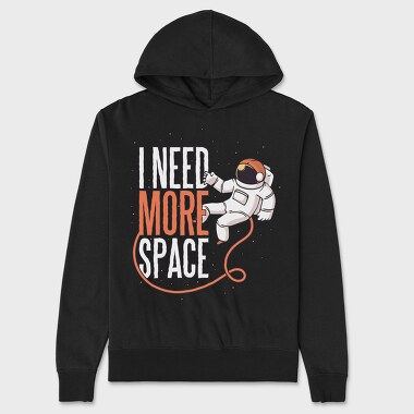 More Space, Unisex Men's Hoodie