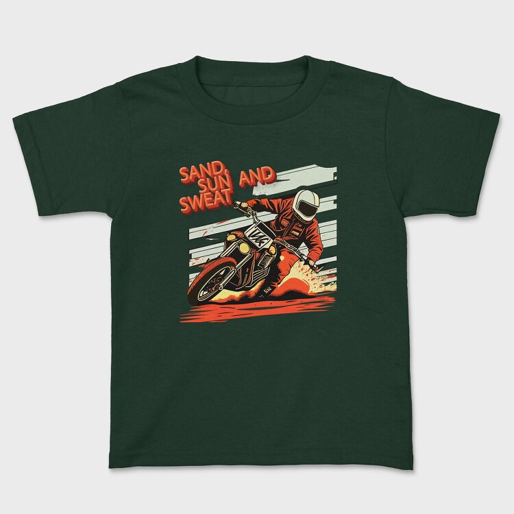 Anime Style Motorcycle Drawing Phrase Redline Warrior, Дамска Тениска