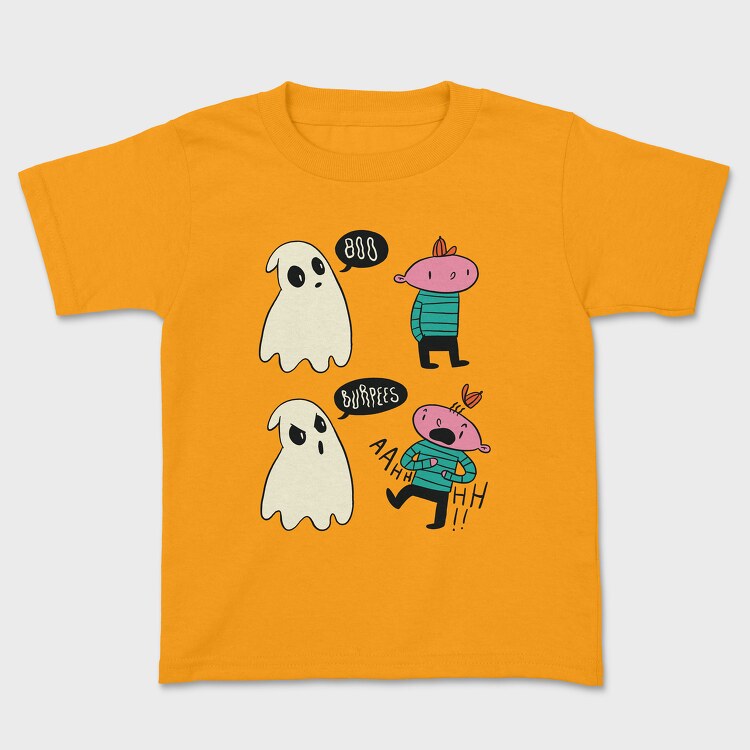 Boo Burpees, Kids' T-Shirt