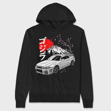 Unisex Men's Hoodie, Sakura R34
