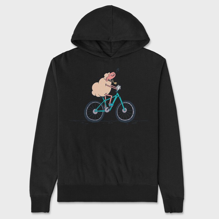 Bicicycle Sheep, Унисекс Мъжко Суичър