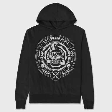 Skateboard Rebel, Unisex Men's Hoodie