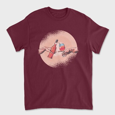 Creation Moment Cheers, Unisex Men's T-Shirt