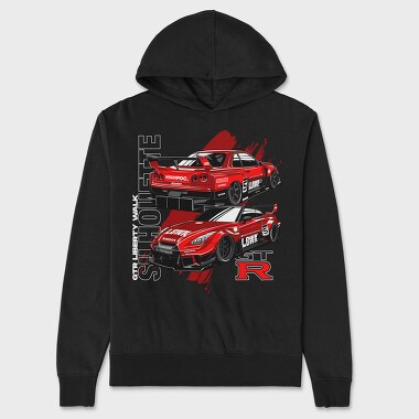 Silhouette GTR, Unisex Men's Hoodie