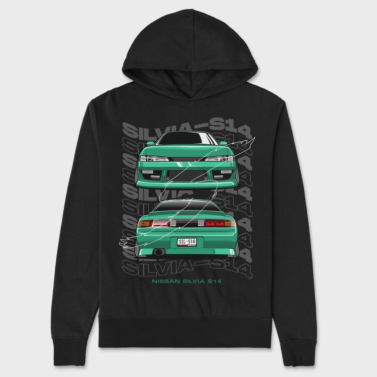 Silvia S14, Unisex Men's Hoodie