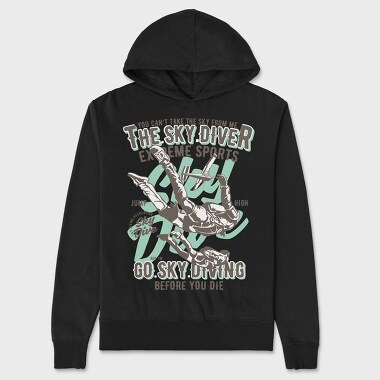 Sky Diver, Unisex Men's Hoodie