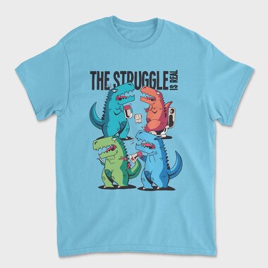 Dino Problems, Unisex Men's T-Shirt