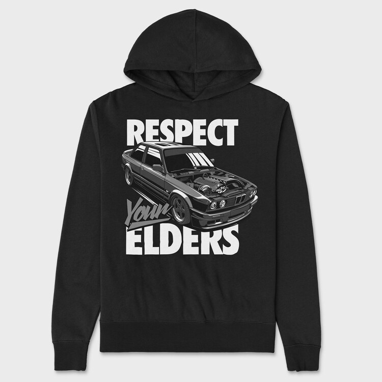 BMW E30 M3 2, Unisex Men's Hoodie