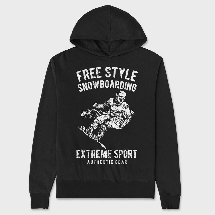 Free Style Snowboarding, Унисекс Мъжко Суичър