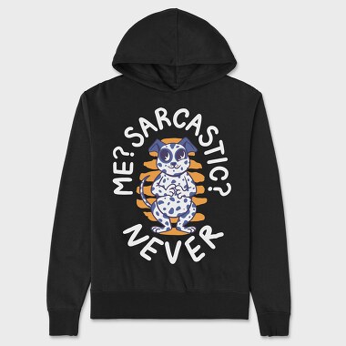 Унисекс Мъжко Суичър, Never Sarcastic Dalmata