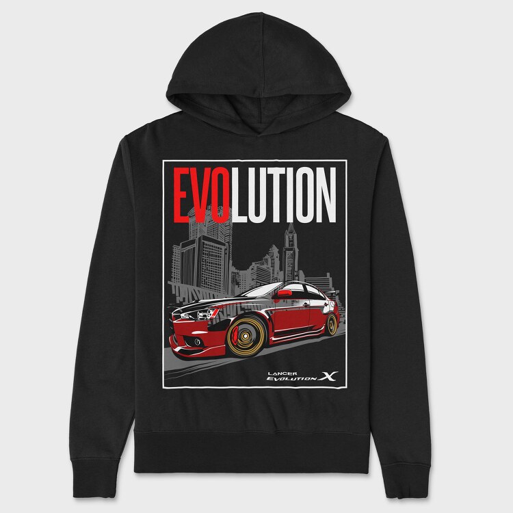 Lancer Evo X 2, Унисекс Мъжко Суичър