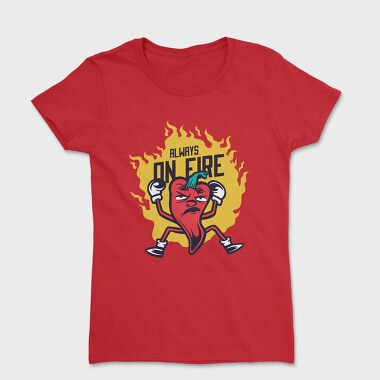 Chilli Angry, Women's T-Shirt