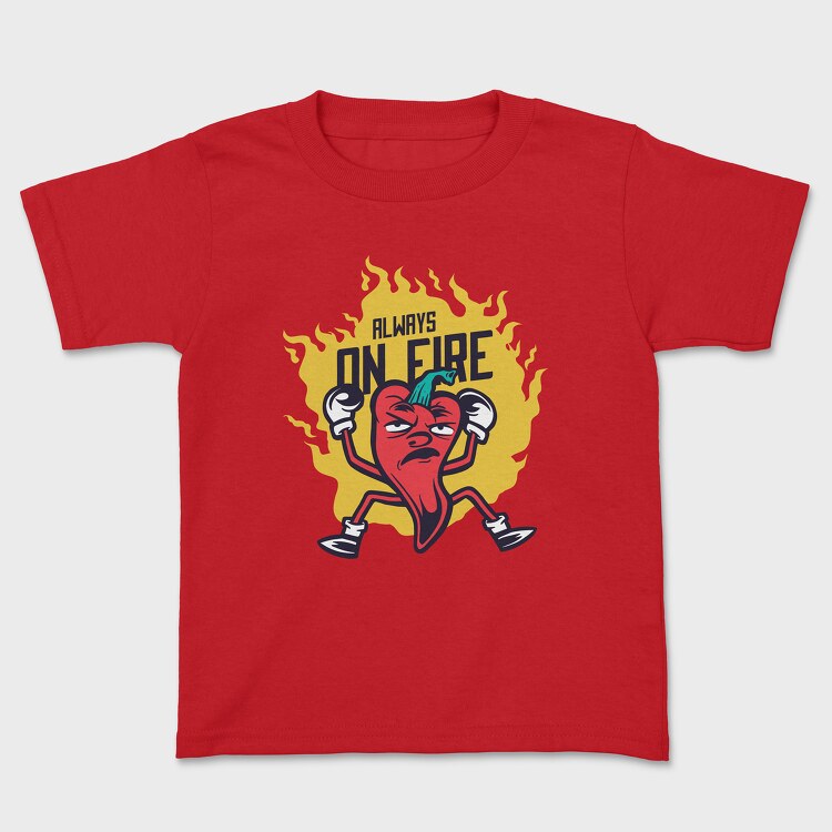 Chilli Angry, Kids' T-Shirt