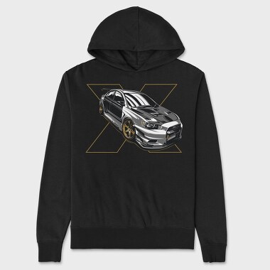 LANCER EVO X, Unisex Men's Hoodie