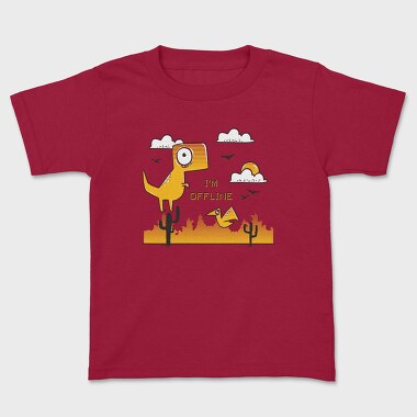 I'm Offline, Kids' T-Shirt