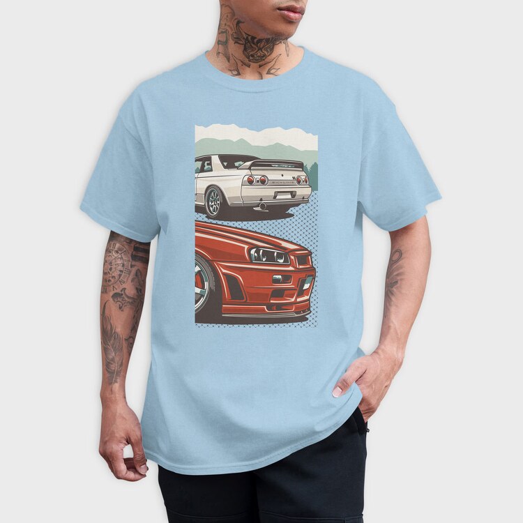 Racing Motorcycle With Rider Full Throttle, Women's T-Shirt