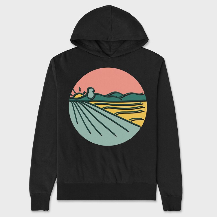 Nature Scenery 2, Unisex Men's Hoodie