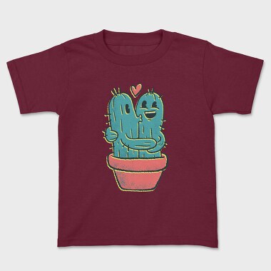Cactus Couple, Kids' T-Shirt