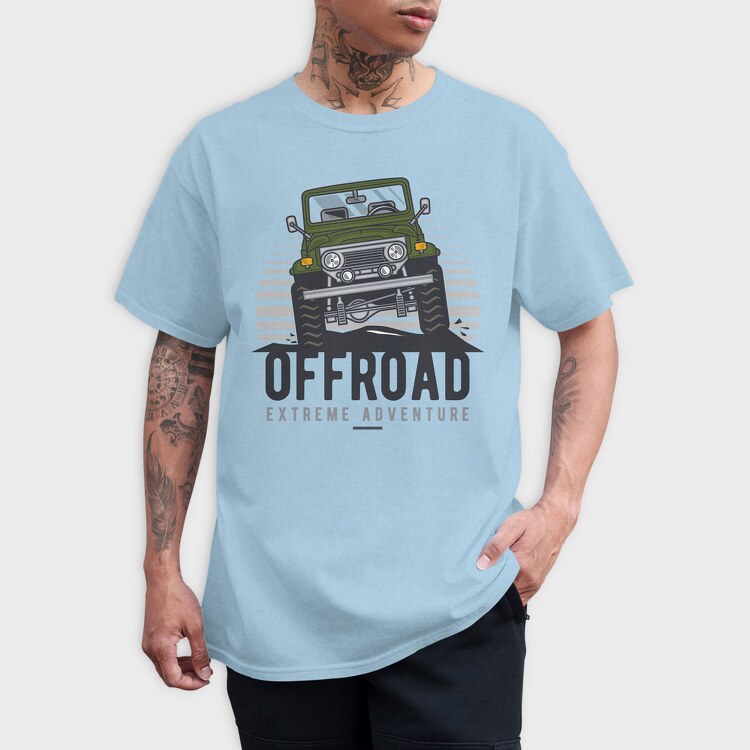 Go Kart Racing, Унисекс Мъжка Тениска